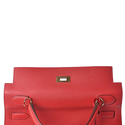 Hermes Epsom Kelly Sellier 32 Rouge Casaque 15 of 35