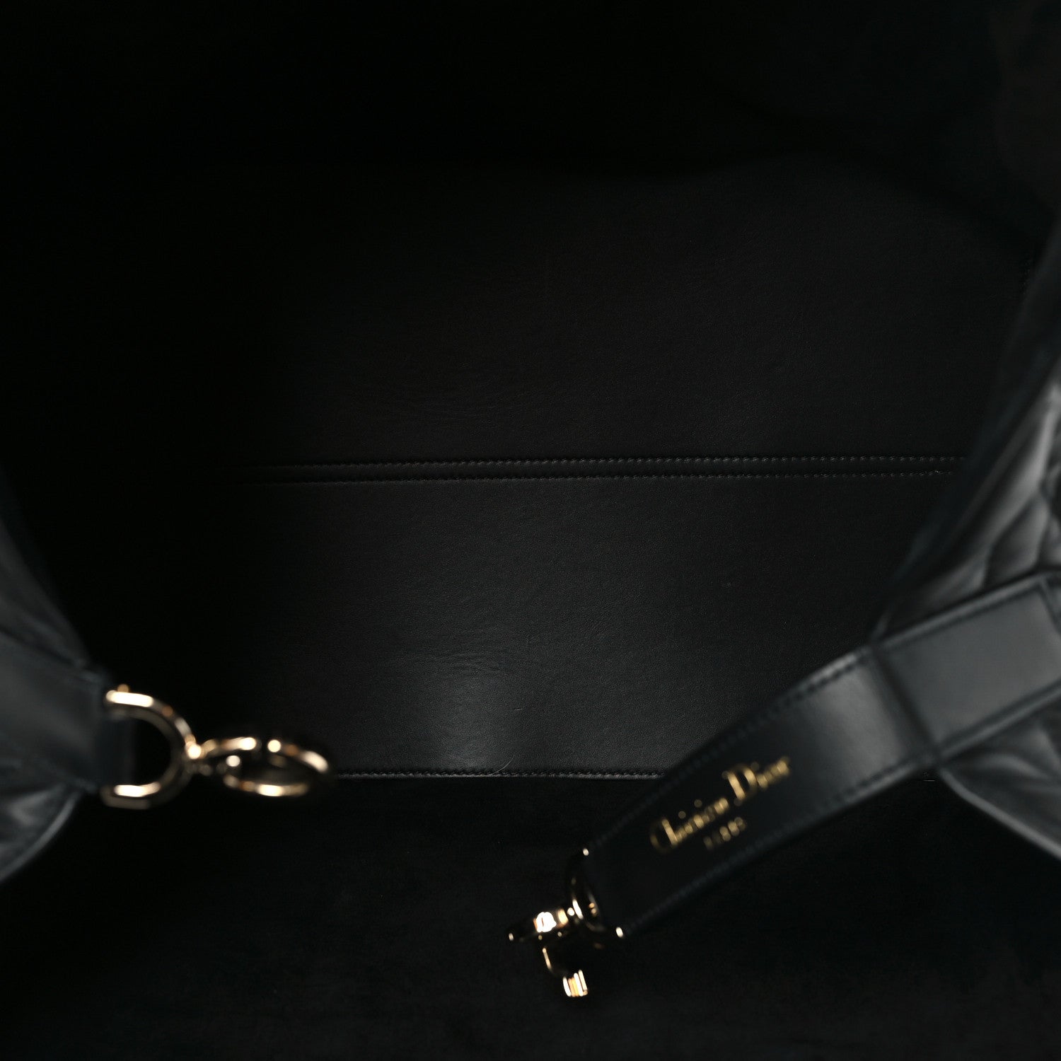 Christian Dior Calfskin Macrocannage Large Toujours Black 6 of 12