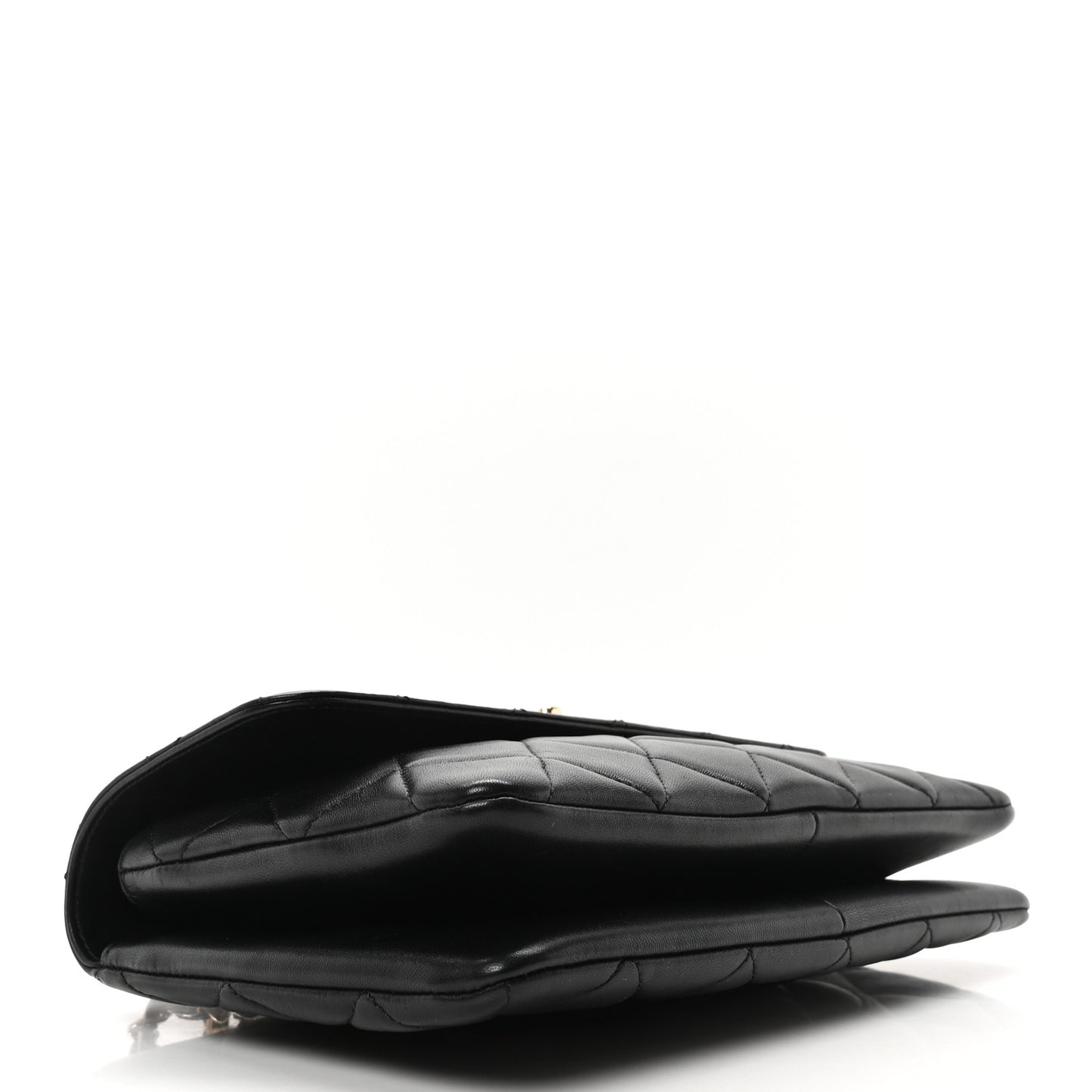 Lambskin Quilted Medium Trendy CC Flap Black