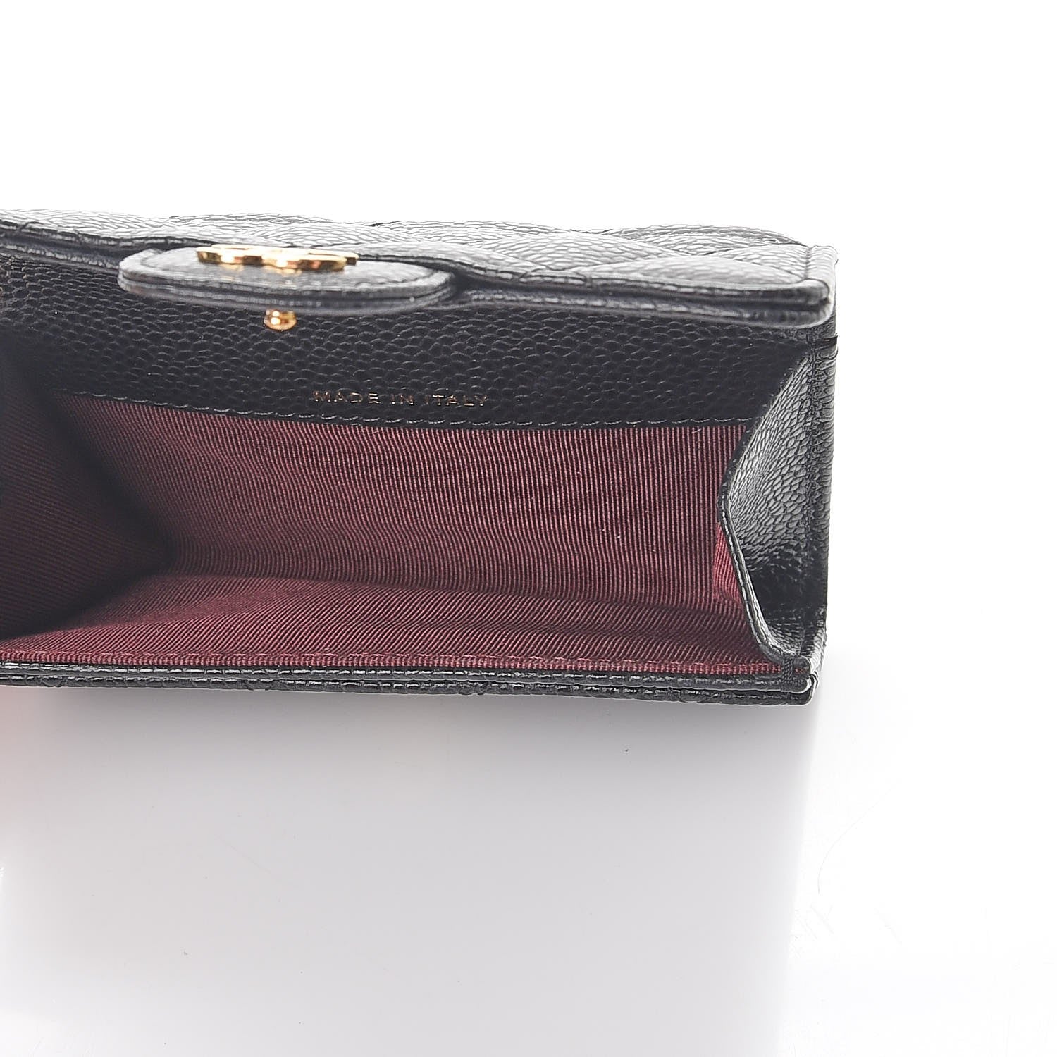 Chanel Caviar Quilted Flap Card Holder Black 5 of 9