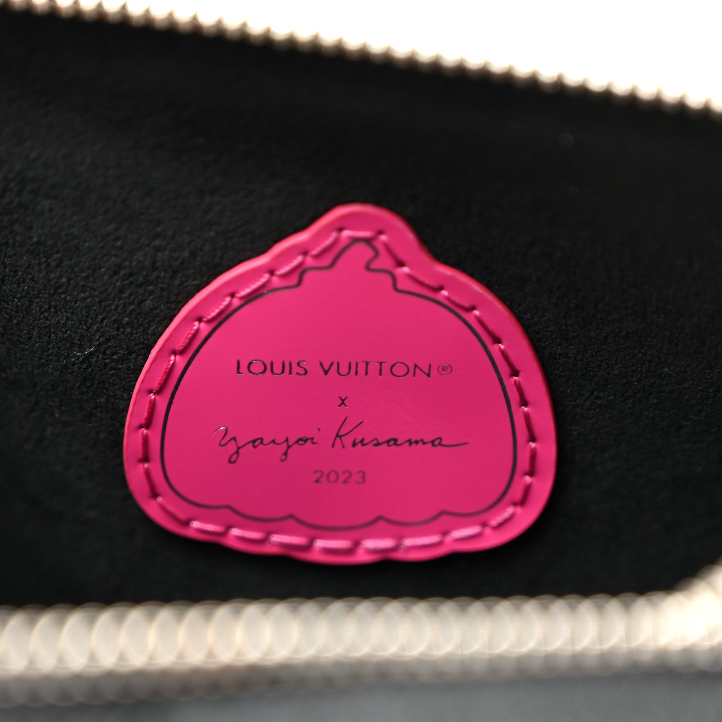 LV X YK Empreinte Multi Pochette Accessories Black Fuchsia