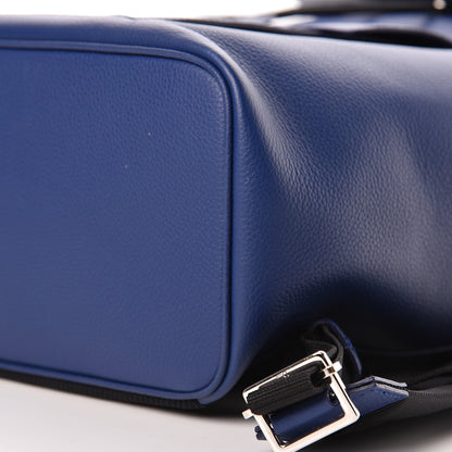 Christian Dior Grained Calfskin Backpack Blue 10 of 12
