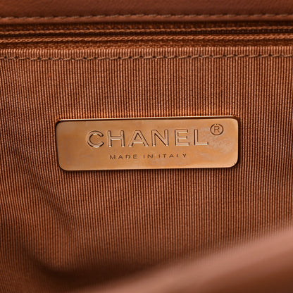 Chanel Lambskin Quilted Large Chanel 19 Flap Brown 6 of 10