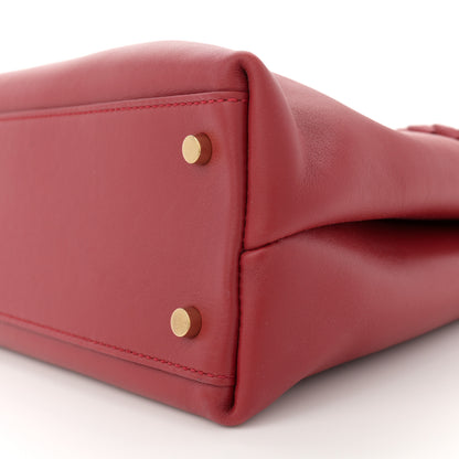 Bottega Veneta Silky Calfskin Medium Andiamo Shoulder Bag Rosewood Space 9 of 11