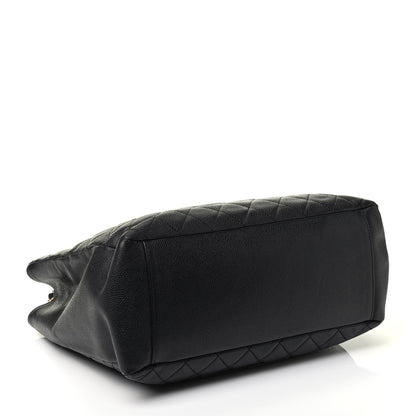 Chanel Caviar Quilted Grand Shopping Tote GST Black 4 of 9