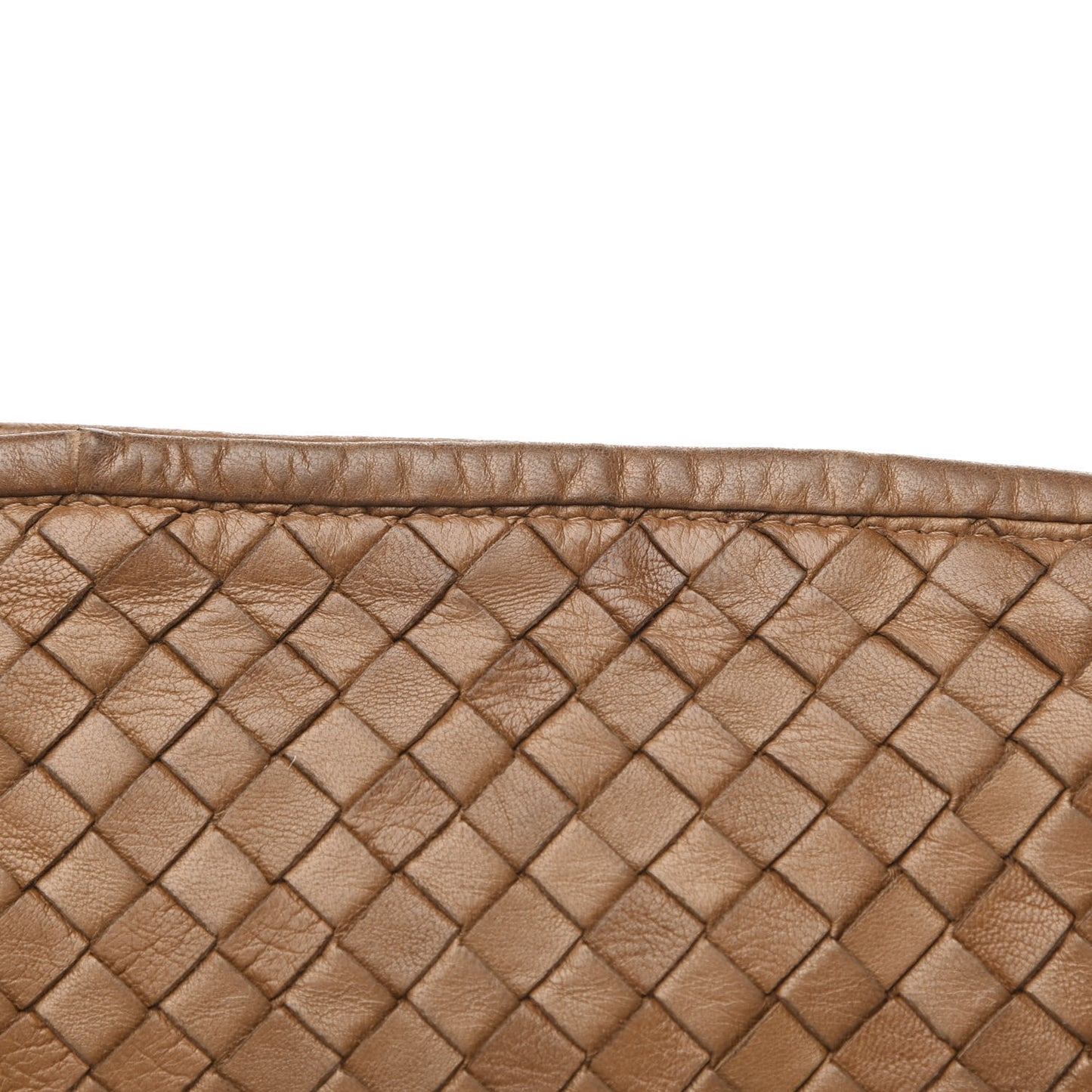 Nappa Intrecciato Nodini Crossbody Messenger Noce