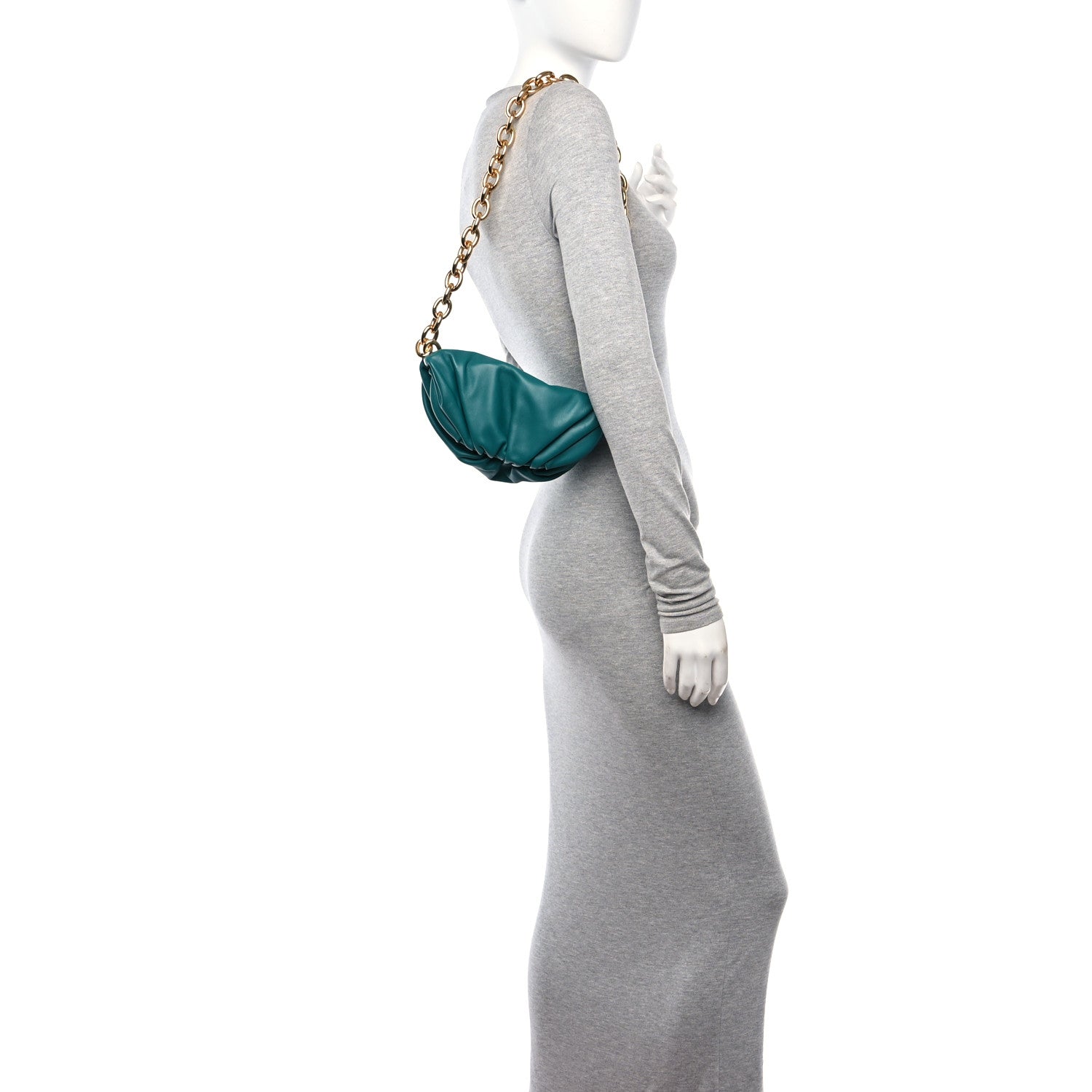 Bottega Veneta Nappa The Belt Chain Pouch Mallard 2 of 10