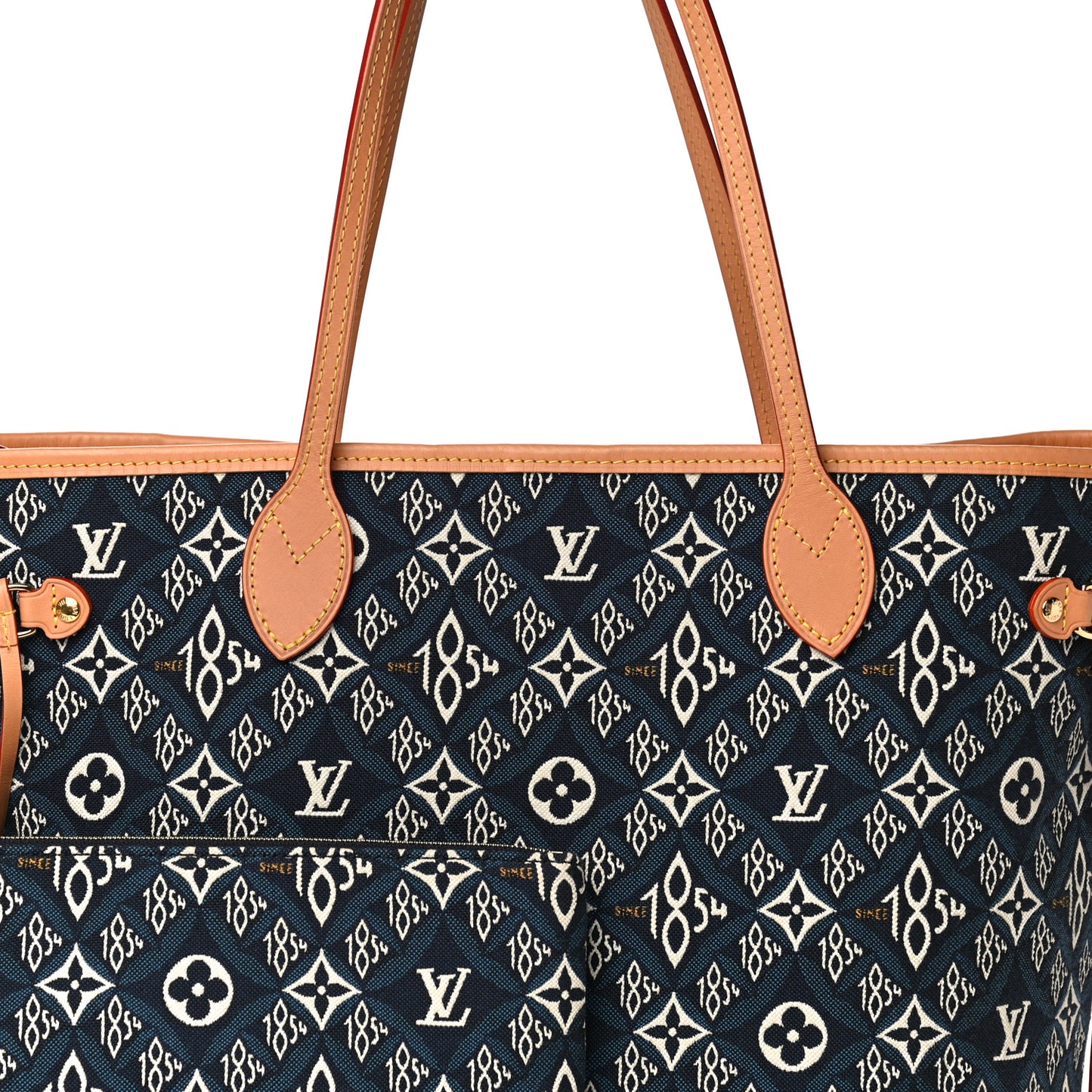 Jacquard Since 1854 Neverfull MM Blue