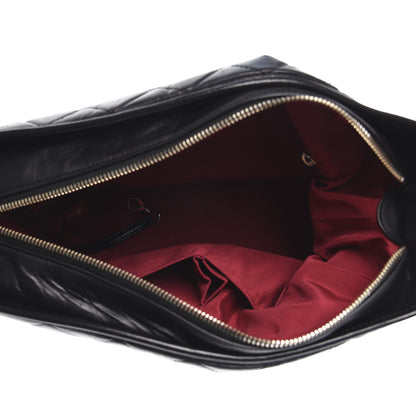 Chanel Aged Calfskin Quilted Medium Gabrielle Hobo Black 5 of 10