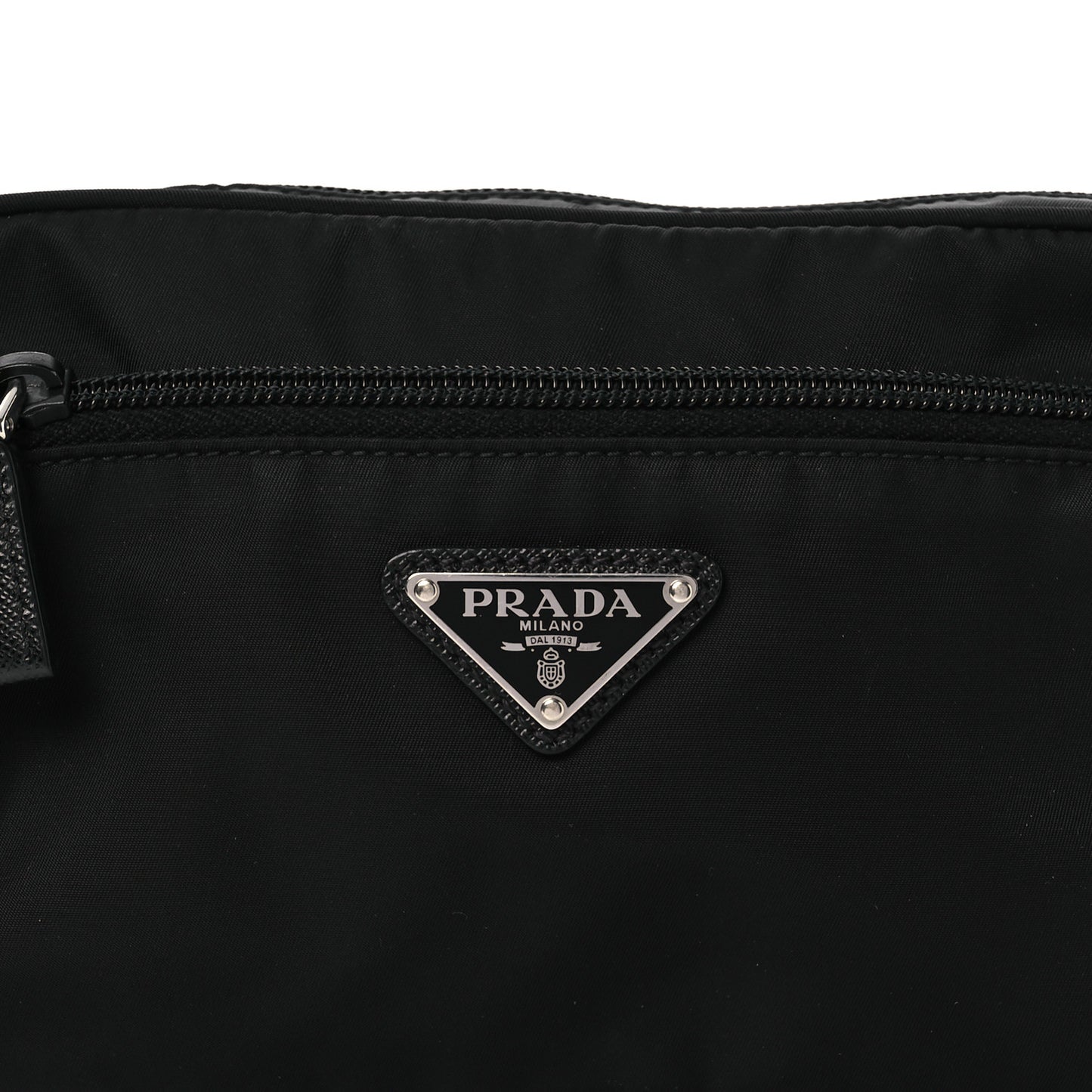 Re-Nylon Saffiano Belt Bag Black