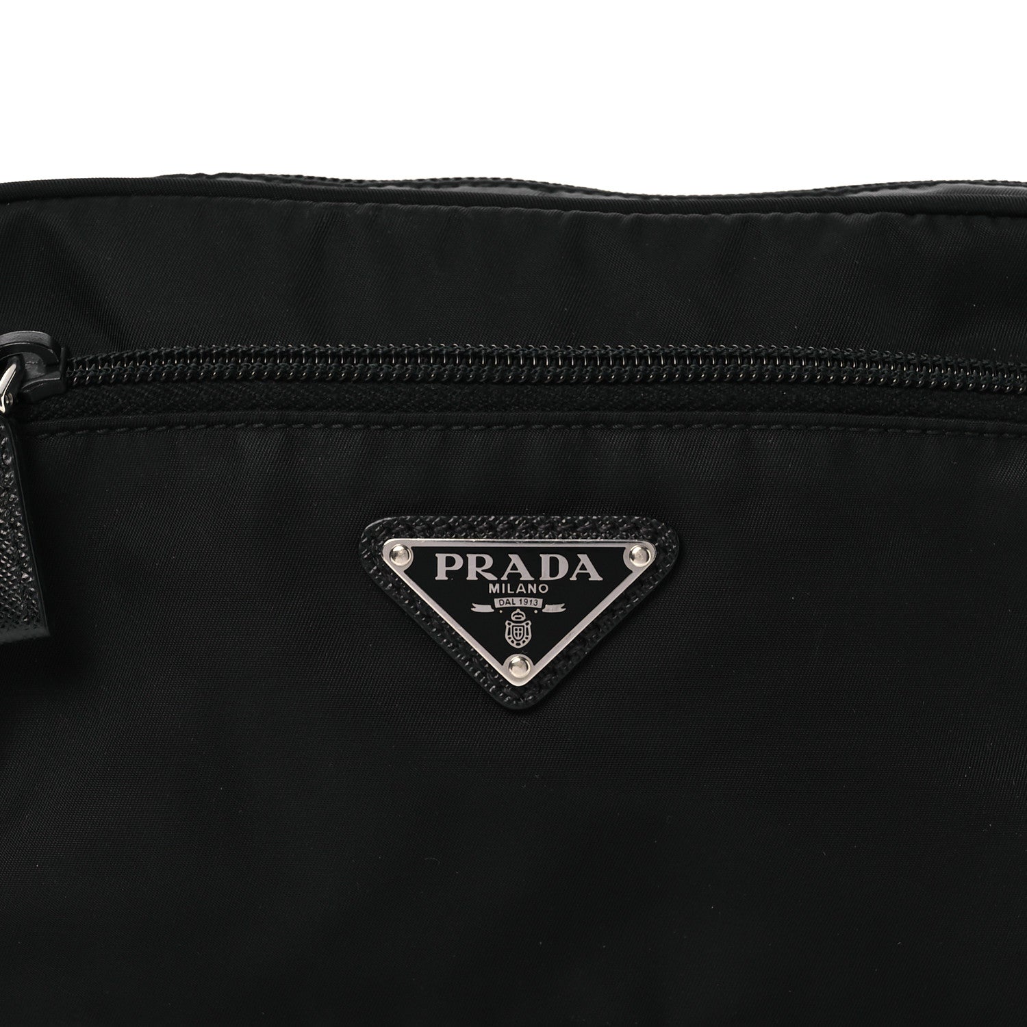 Prada Re-Nylon Saffiano Belt Bag Black 7 of 10