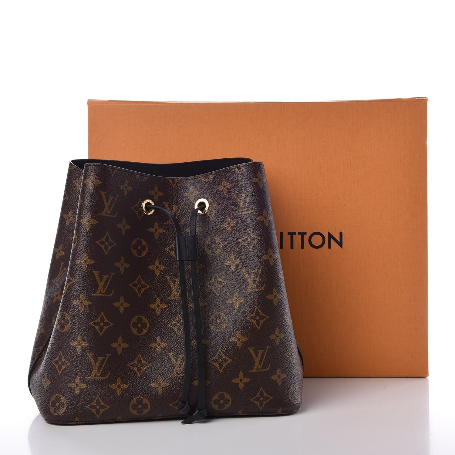 Louis Vuitton Monogram Neonoe MM Black 8 of 8