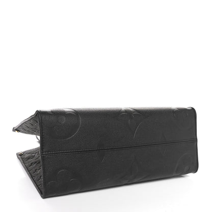Louis Vuitton Empreinte Monogram Giant OnTheGo MM Black 4 of 9