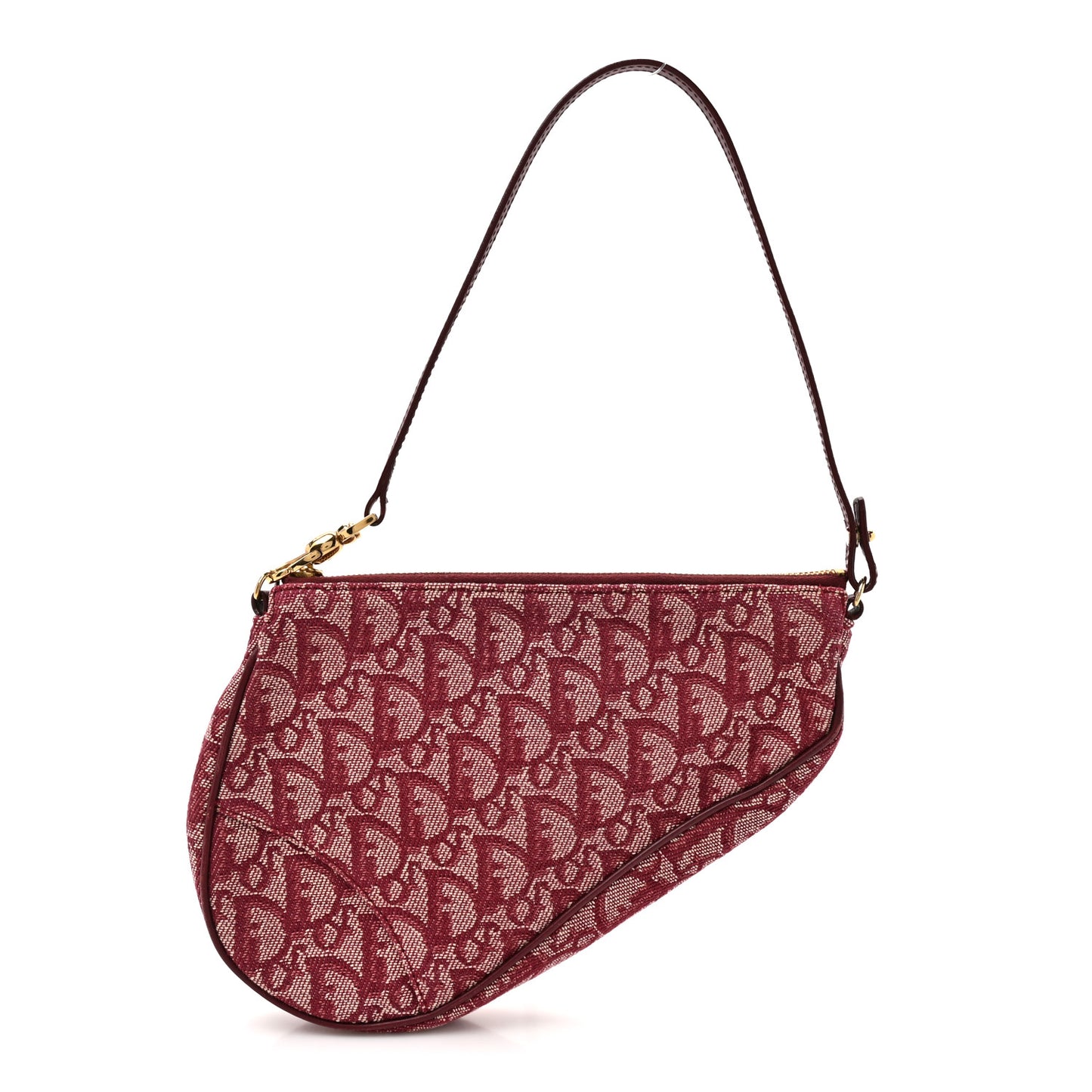 Monogram Mini Saddle Pochette Burgundy