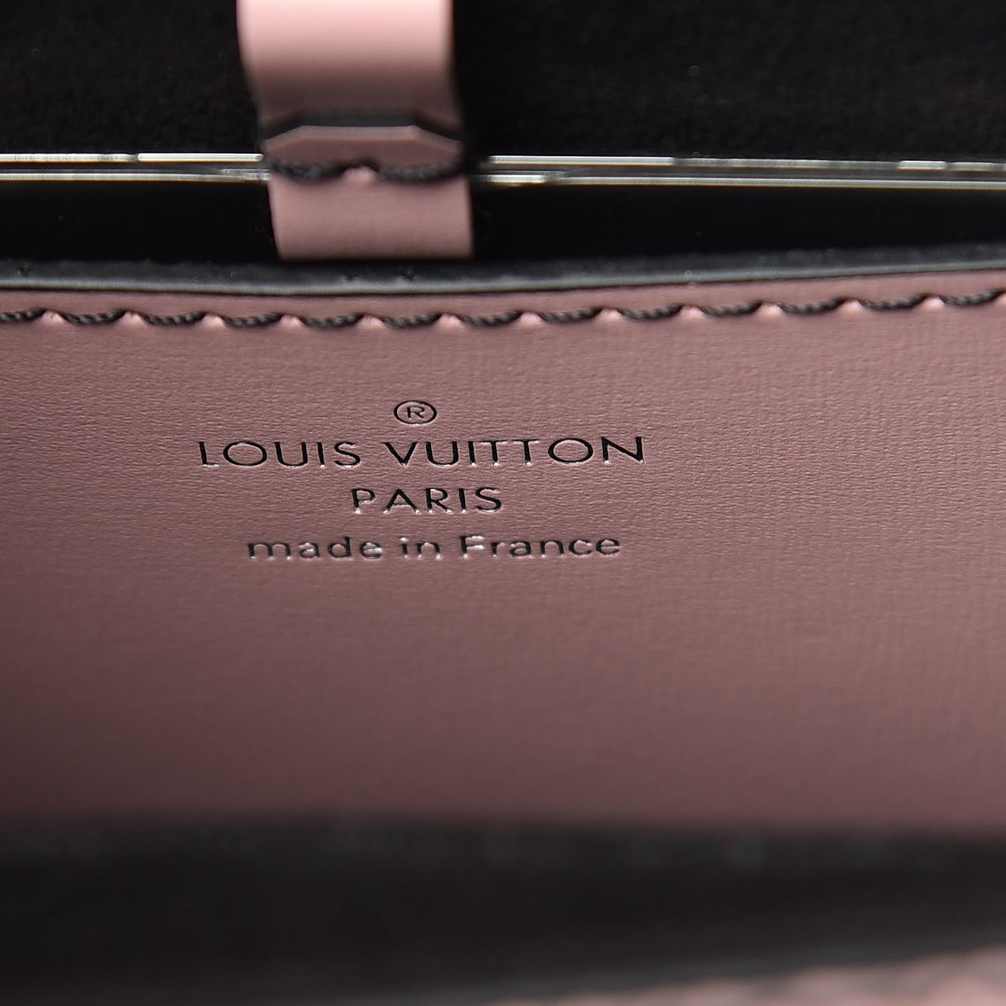 Epi Monogram Tape Twist Shoulder Bag MM Rose White