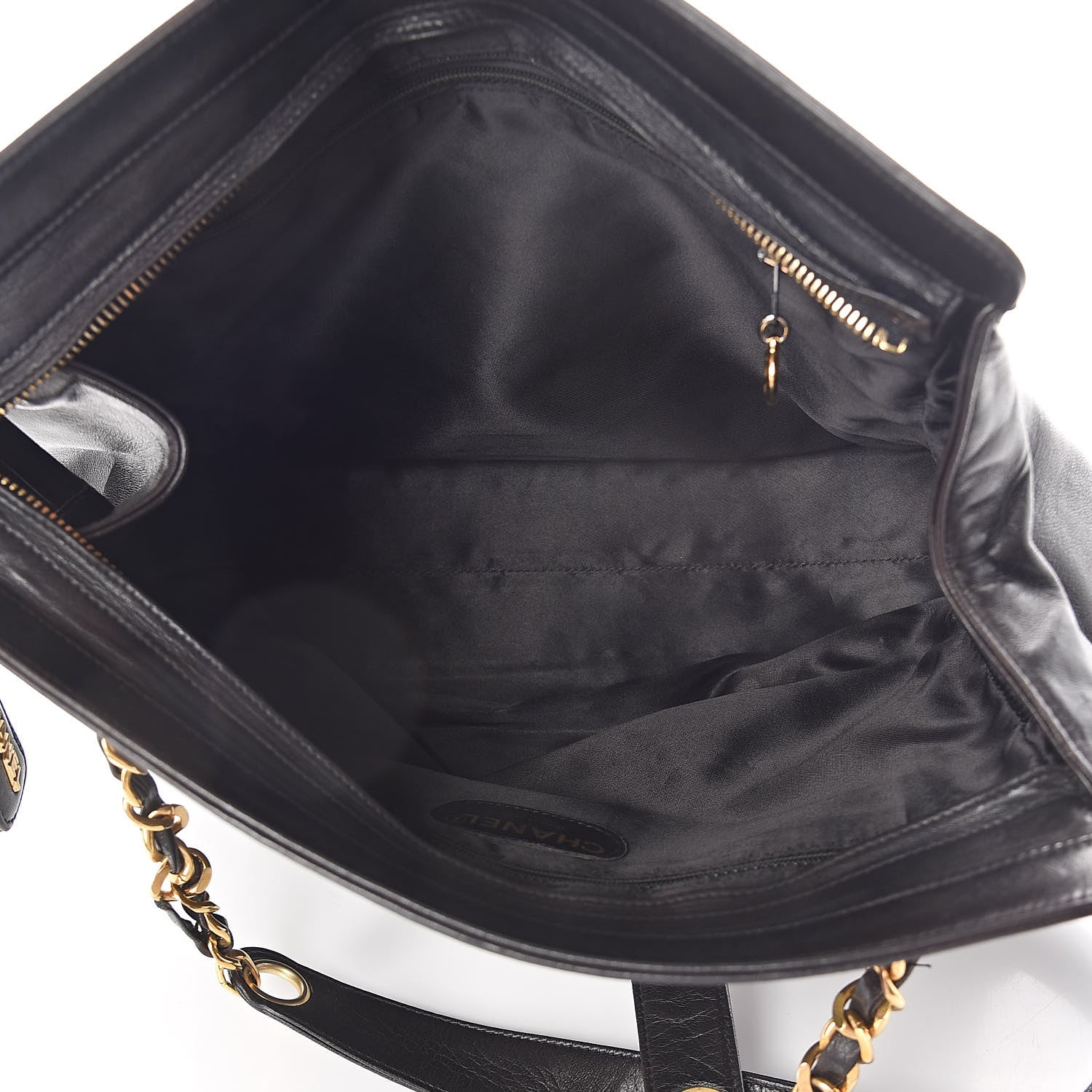 Chanel Lambskin CC Shoulder Bag Black 5 of 12