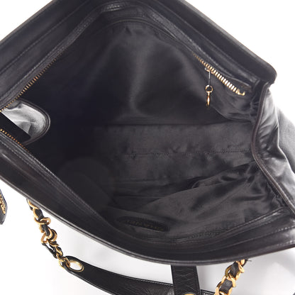 Chanel Lambskin CC Shoulder Bag Black 5 of 12