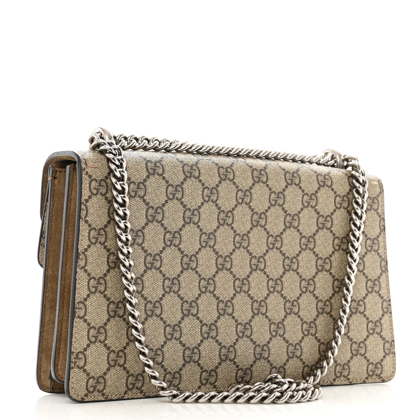 GG Supreme Monogram Small Dionysus Shoulder Bag Taupe