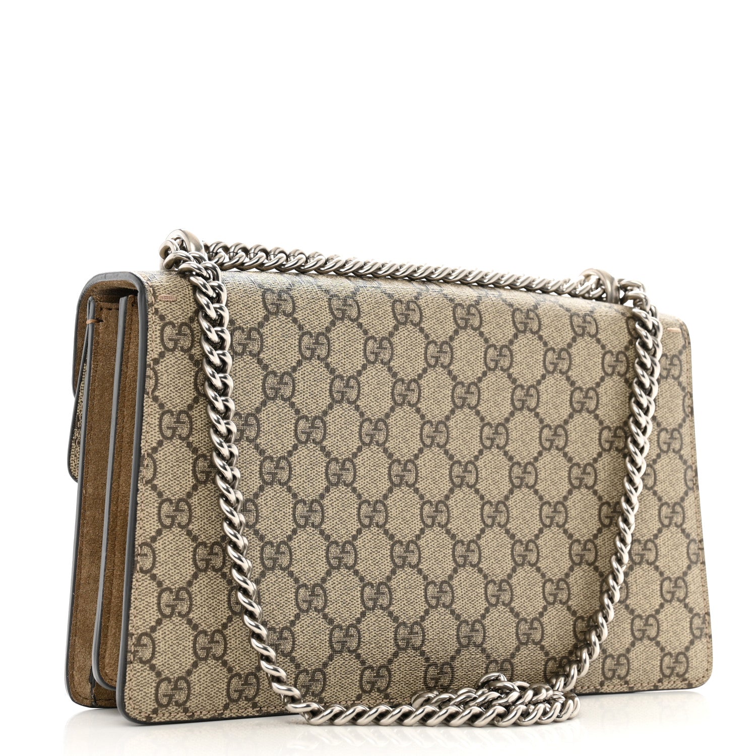 Gucci GG Supreme Monogram Small Dionysus Shoulder Bag Taupe 3 of 11