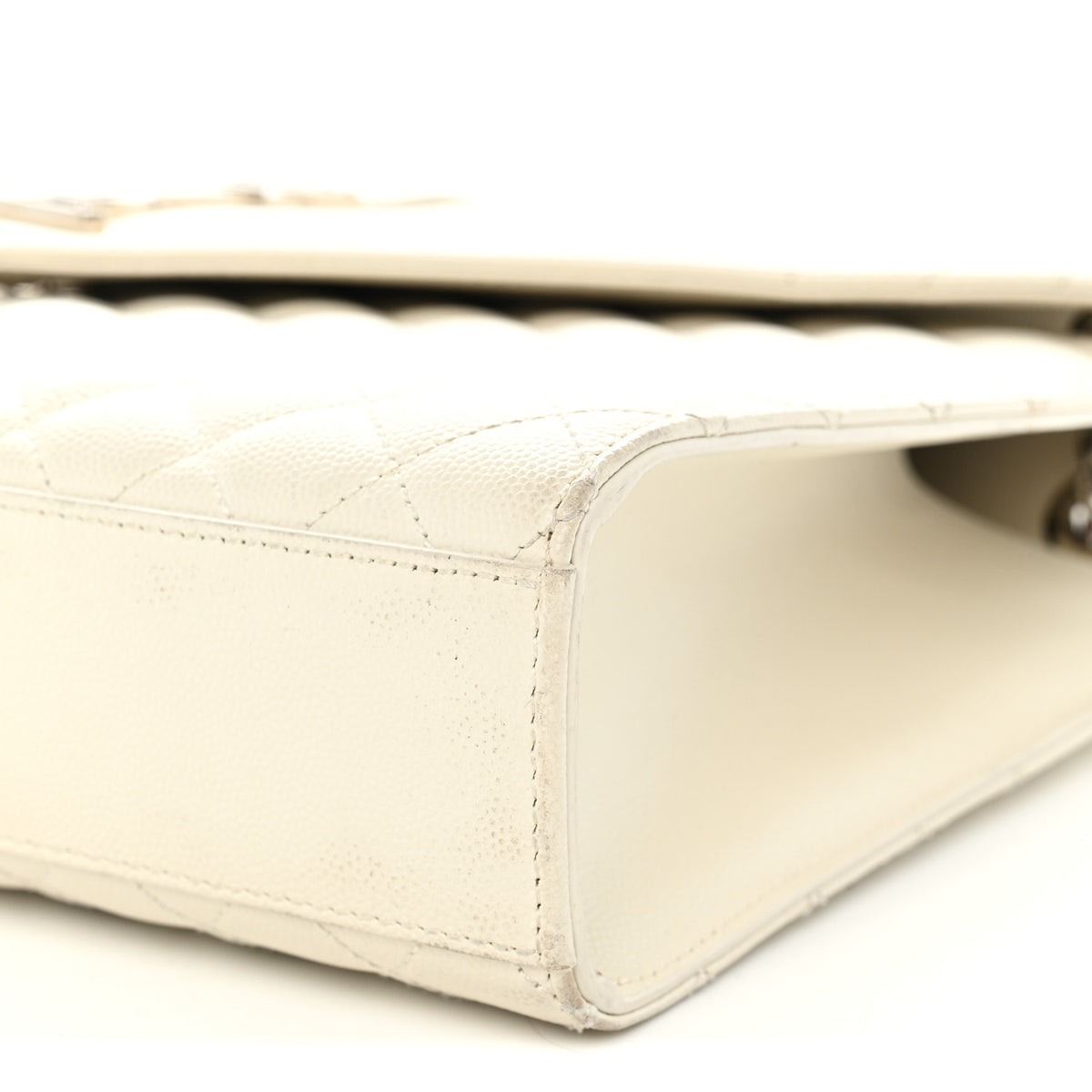 Grain De Poudre Large Tri-Quilt Monogram Satchel Porcellana