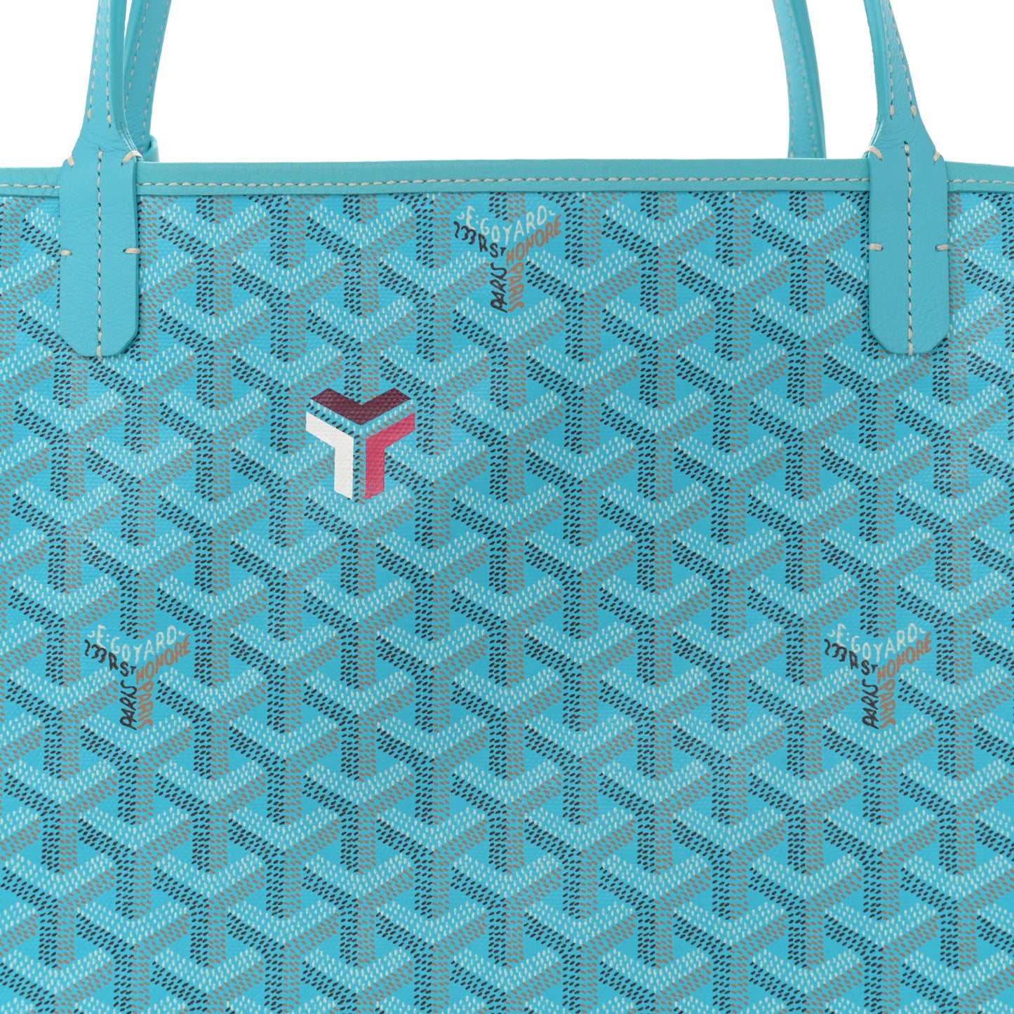 Goyardine Saint Louis GM Balise Beach Towel Set Turquoise
