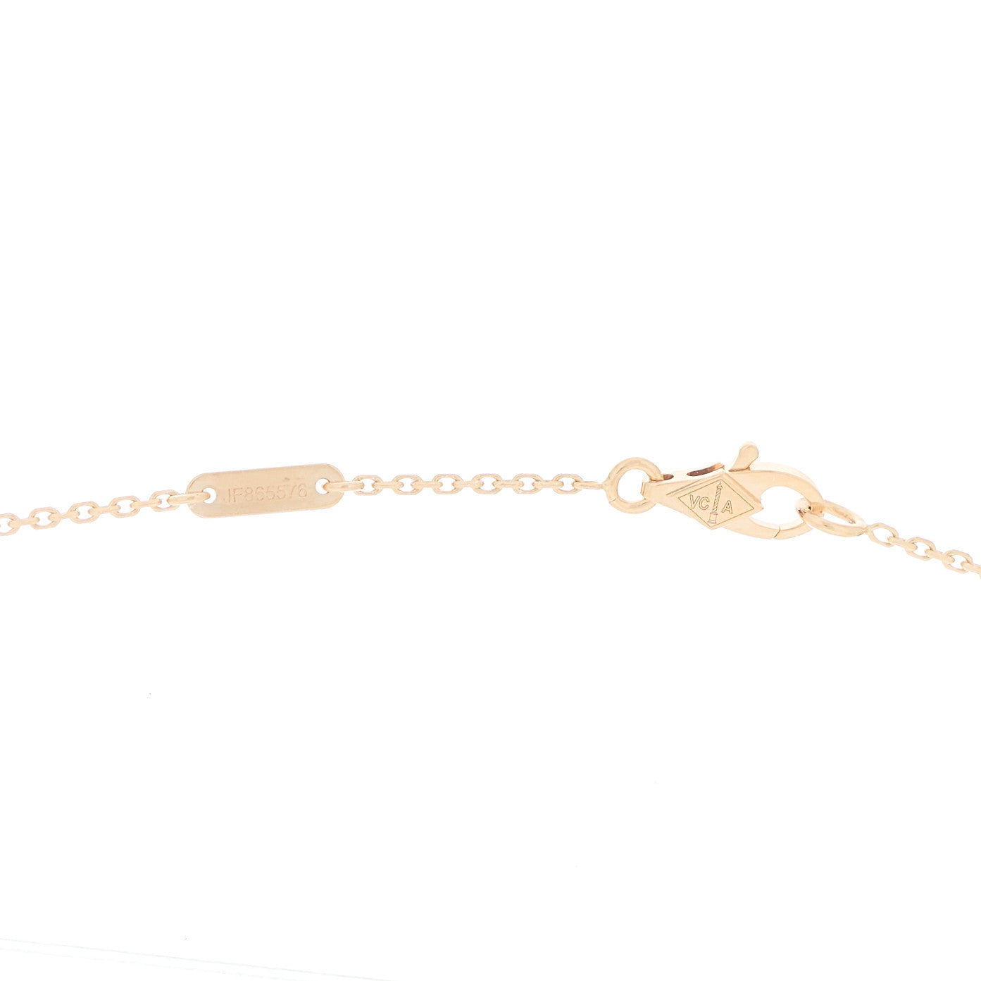Van Cleef & Arpels 18K Rose Gold Sweet Alhambra Pendant Necklace 5 of 7