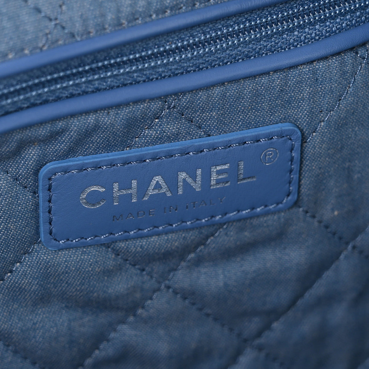 Chanel Denim Quilted Small Chanel 22 Blue 7 of 12