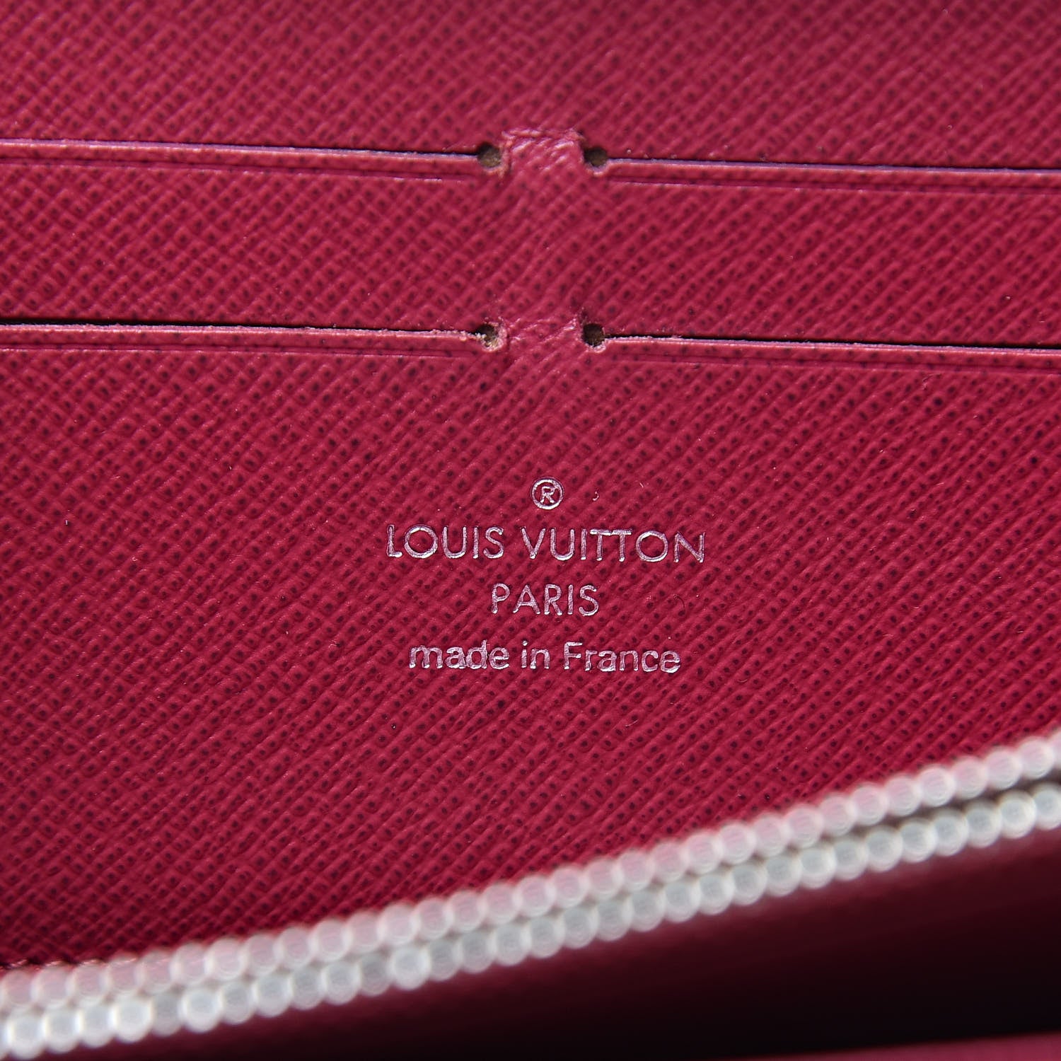 Louis Vuitton Epi Zippy Wallet Fuchsia 6 of 9