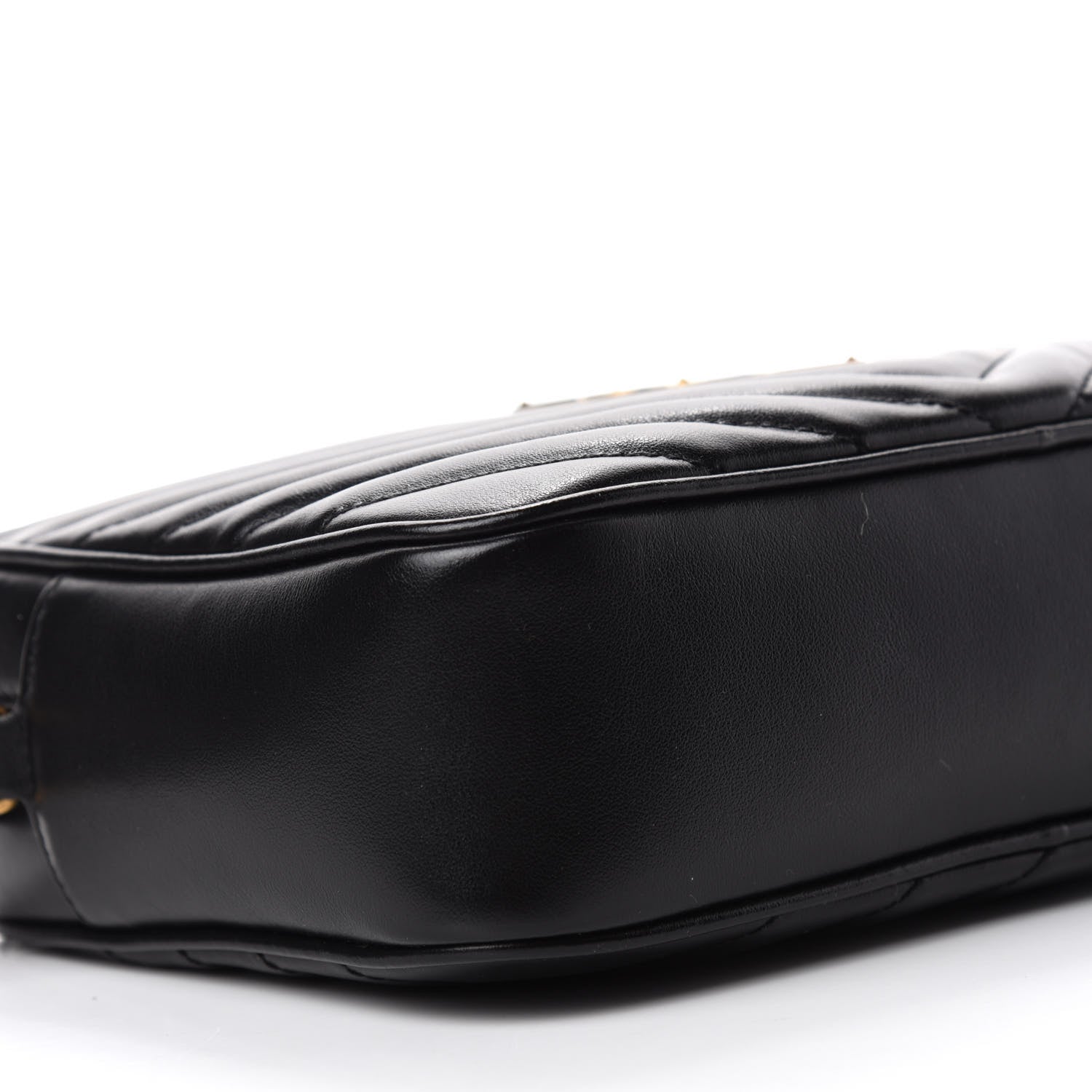 Saint Laurent Calfskin Matelasse Monogram Lou Camera Bag Black 6 of 10