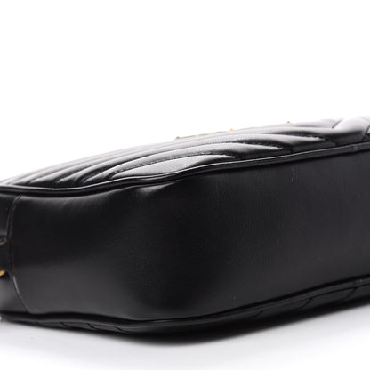 Saint Laurent Calfskin Matelasse Monogram Lou Camera Bag Black 6 of 10
