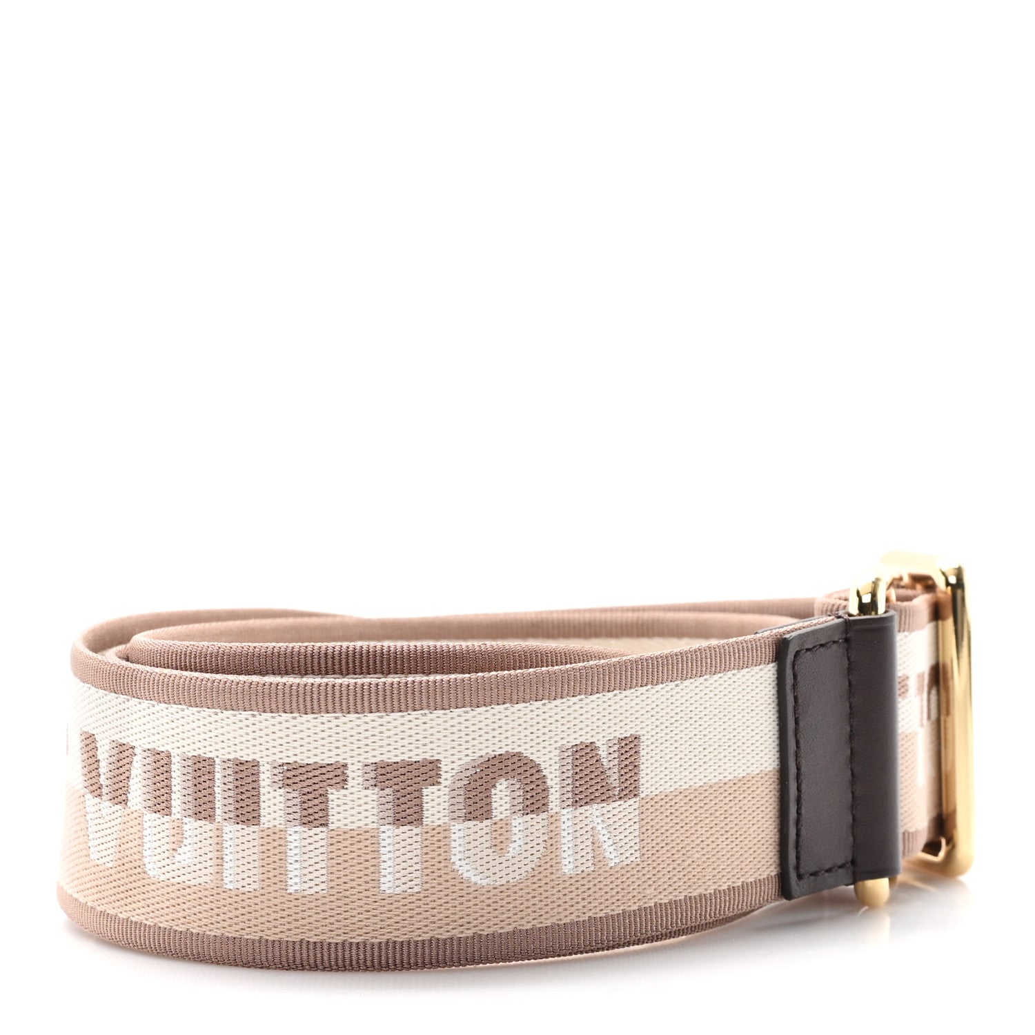 Louis Vuitton Jacquard Speedy Bandouliere 20 Shoulder Strap Beige Brown 2 of 3