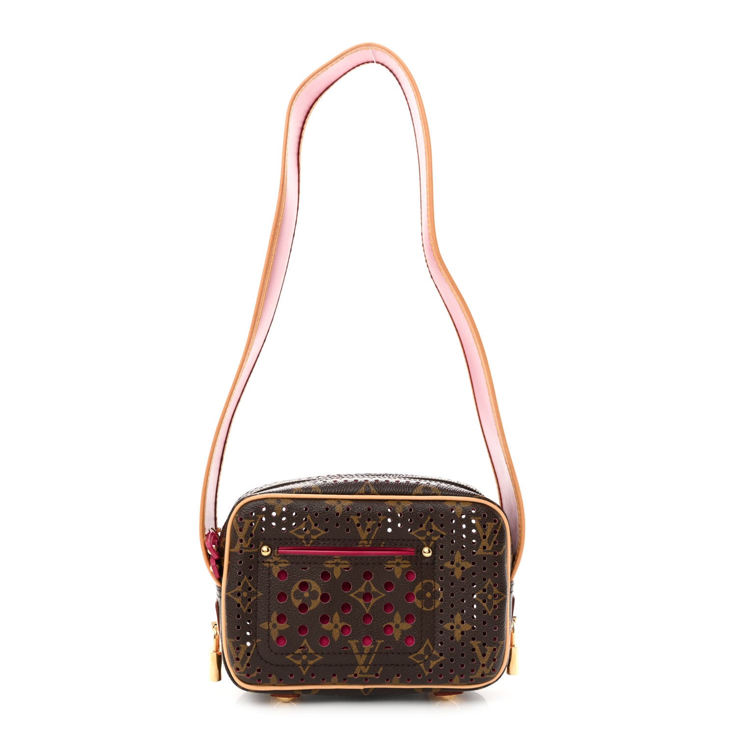 Louis Vuitton Monogram Perforated Mini Trocadero Fuchsia 1 of 10