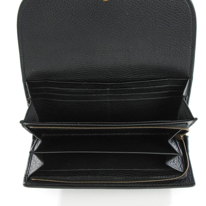 Gucci Calfskin 1973 Continental Clutch Wallet Black 5 of 6