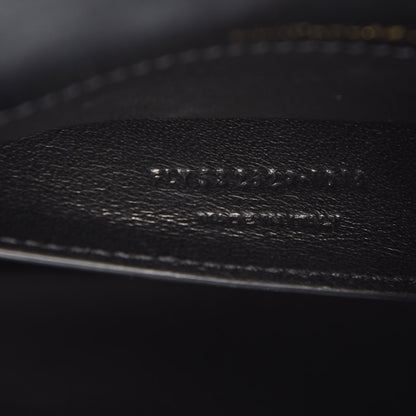 Saint Laurent Smooth Calfskin Monogram Medium Sulpice Shoulder Bag Black 7 of 9