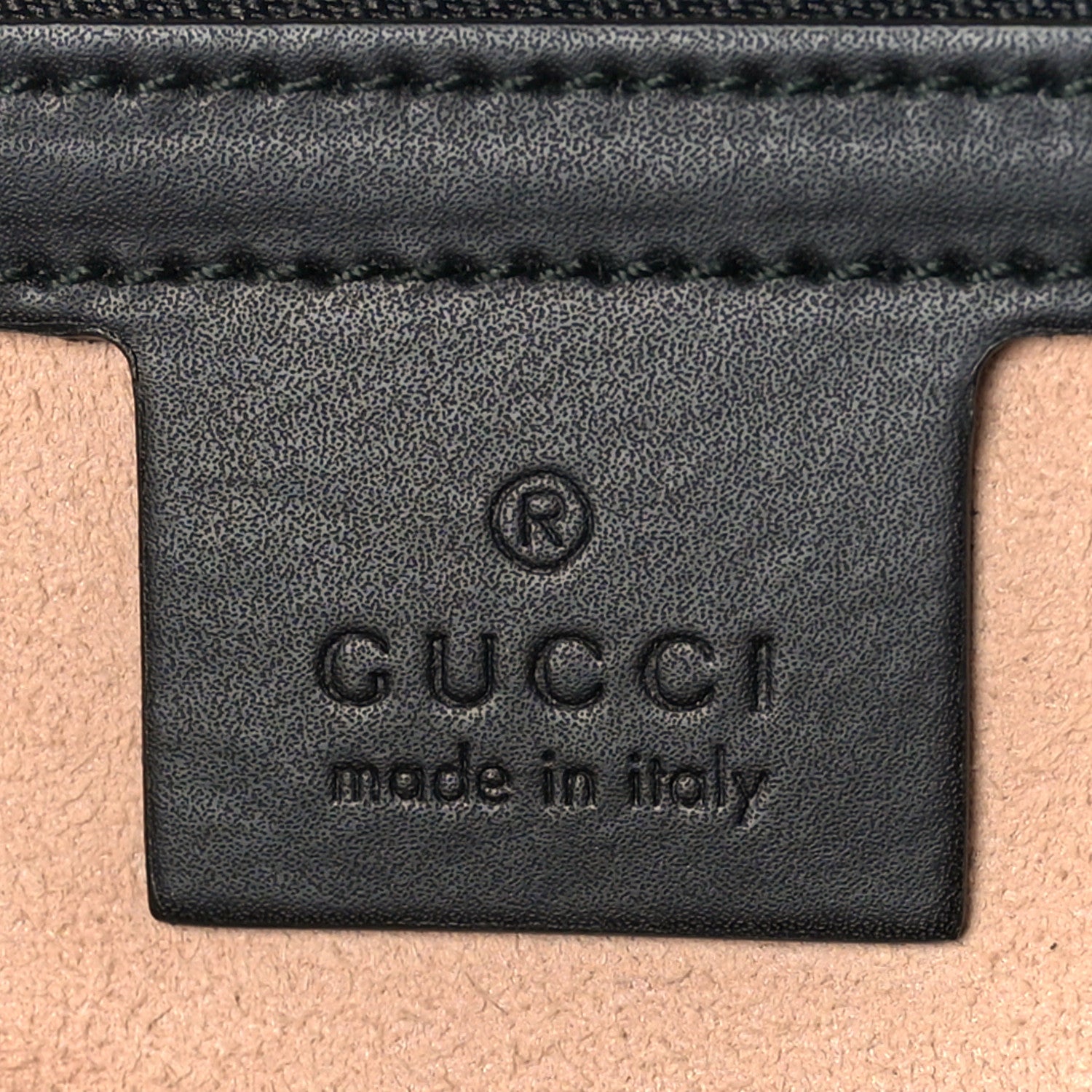 Gucci GG Supreme Monogram Bees Print Small Day Backpack Beige Oro Black 6 of 9