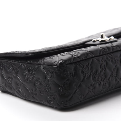 Chanel Calfskin Embossed Large Lucky Symbols Flap Black 6 of 11