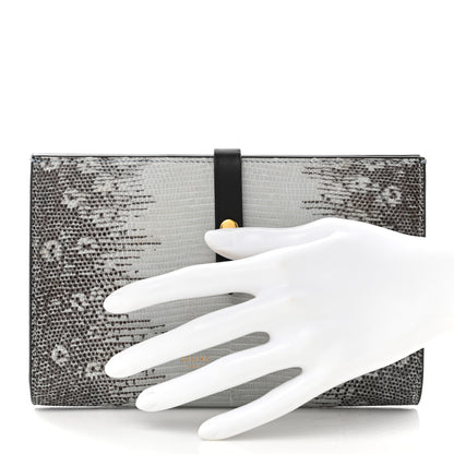 Celine Lizard Calfskin Large Multifunction Strap Wallet Natural 2 of 10