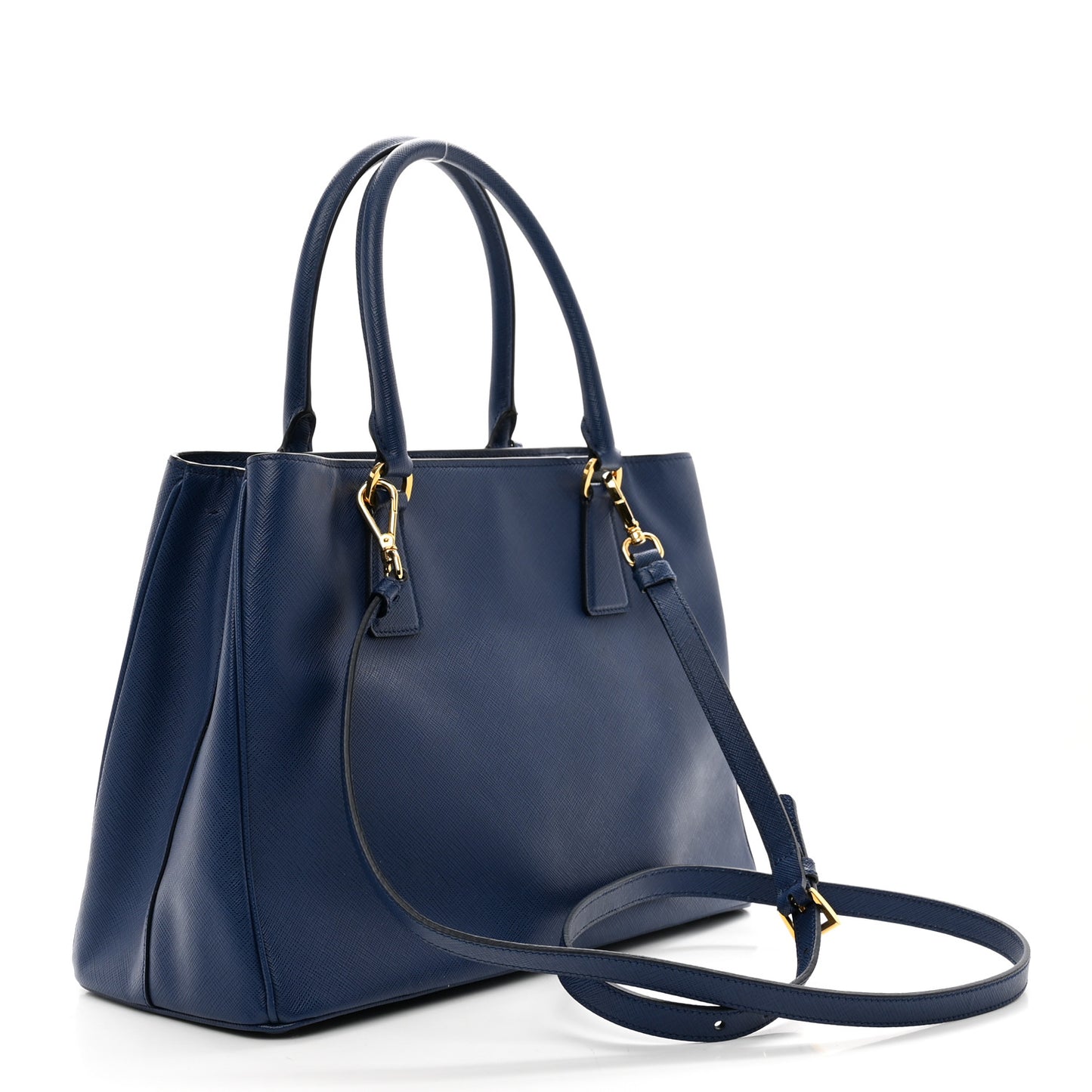 Saffiano Lux Medium Tote Bluette