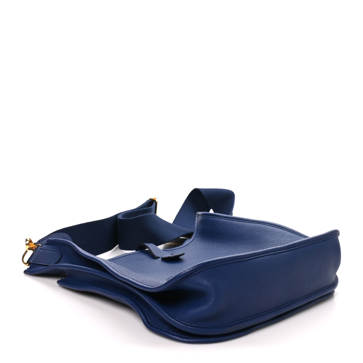 Hermes Taurillon Clemence Evelyne III PM Bleu Encre 4 of 10