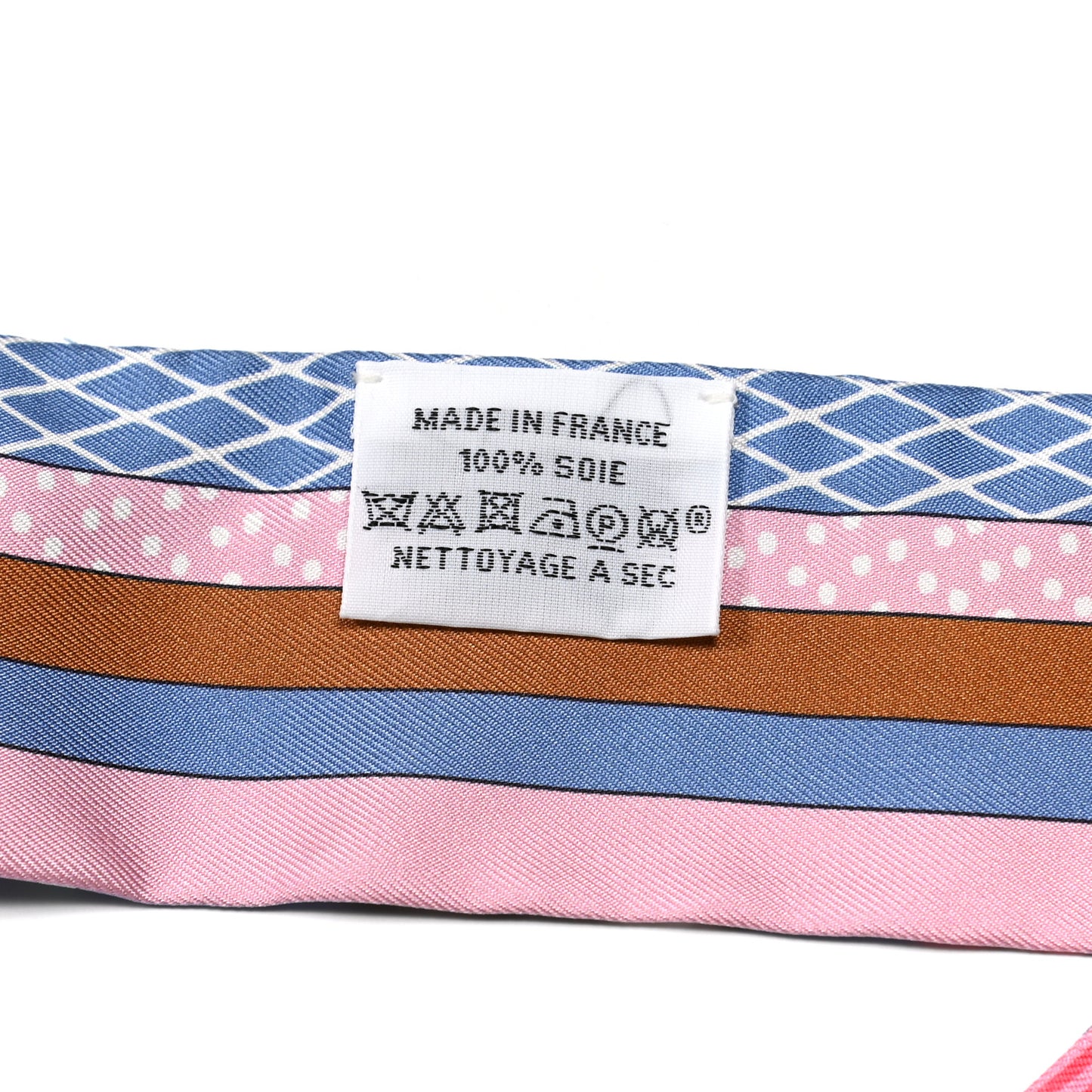 Silk Twilly Grand Theatre Nouveau Bleu Lavande Rose Vert