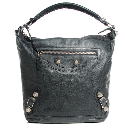 Balenciaga Agneau Giant 21 Silver Hardware Day Hobo Anthracite 1 of 15