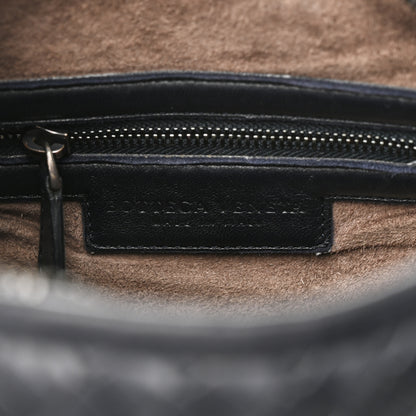 Bottega Veneta Nappa Intrecciato Medium Veneta Hobo Navy 6 of 9