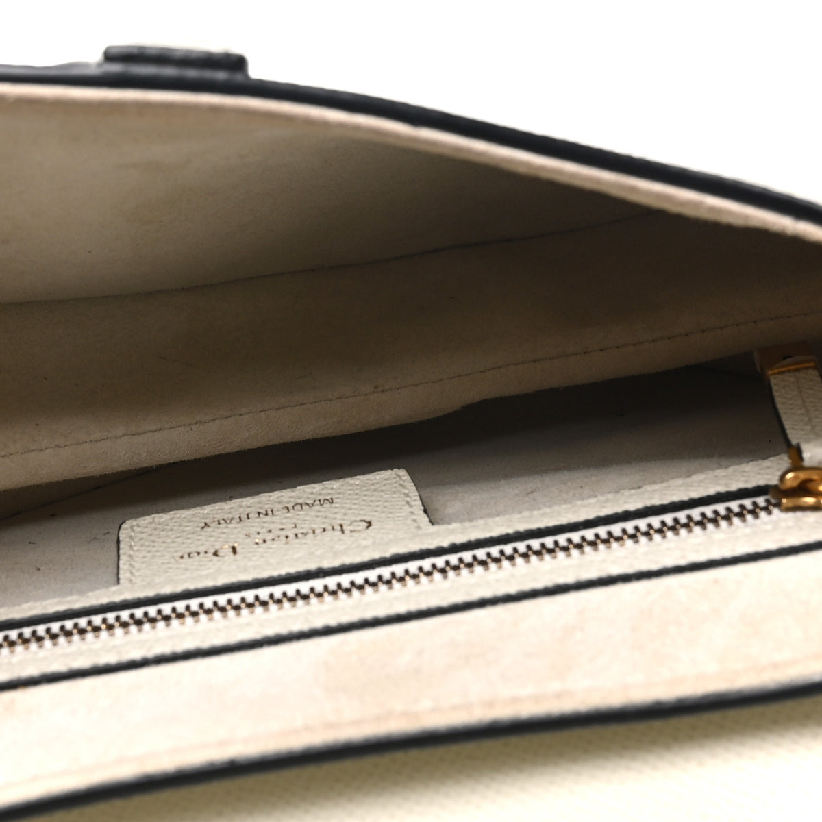 Christian Dior Grained Calfskin Saddle Bag White 5 of 11