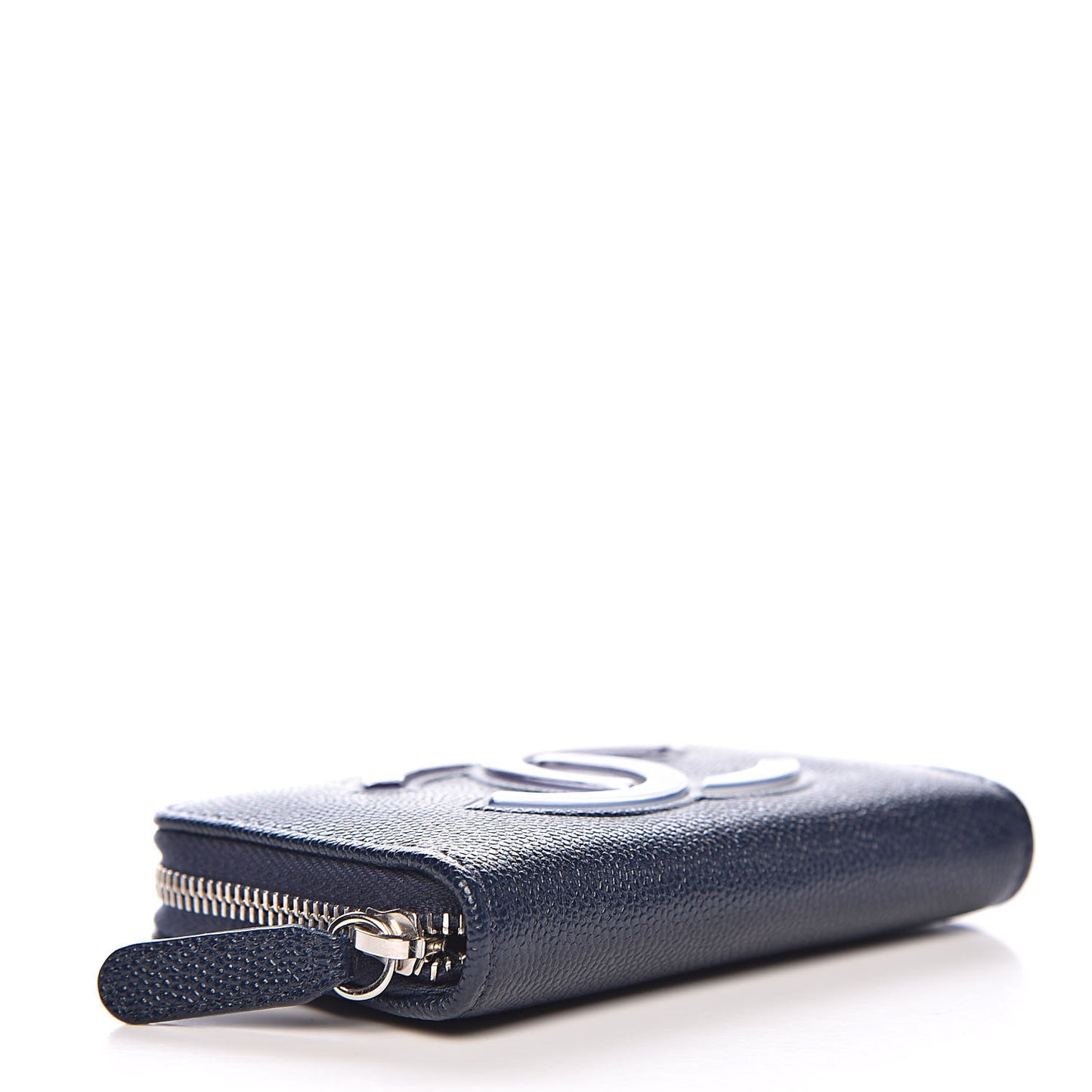 Caviar CC Small Zip Around Coin Purse Blue