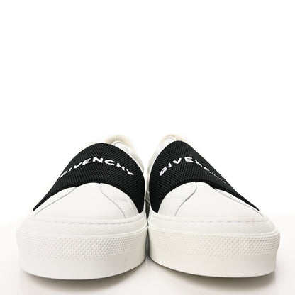 Givenchy Calfskin Band Logo Mens Urban Street Sneakers 42 White Black 2 of 8
