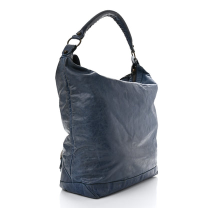 Balenciaga Agneau Classic Hardware Day Hobo Marine 4 of 11
