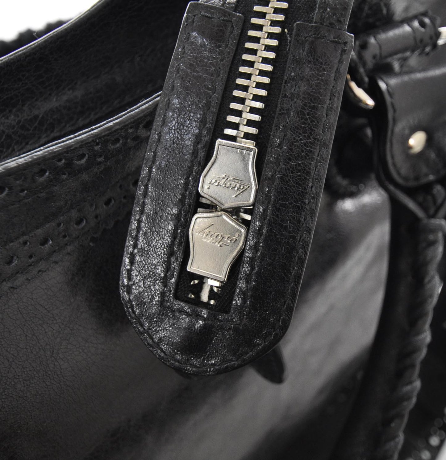 Agneau Giant Brogues Hardware City Black