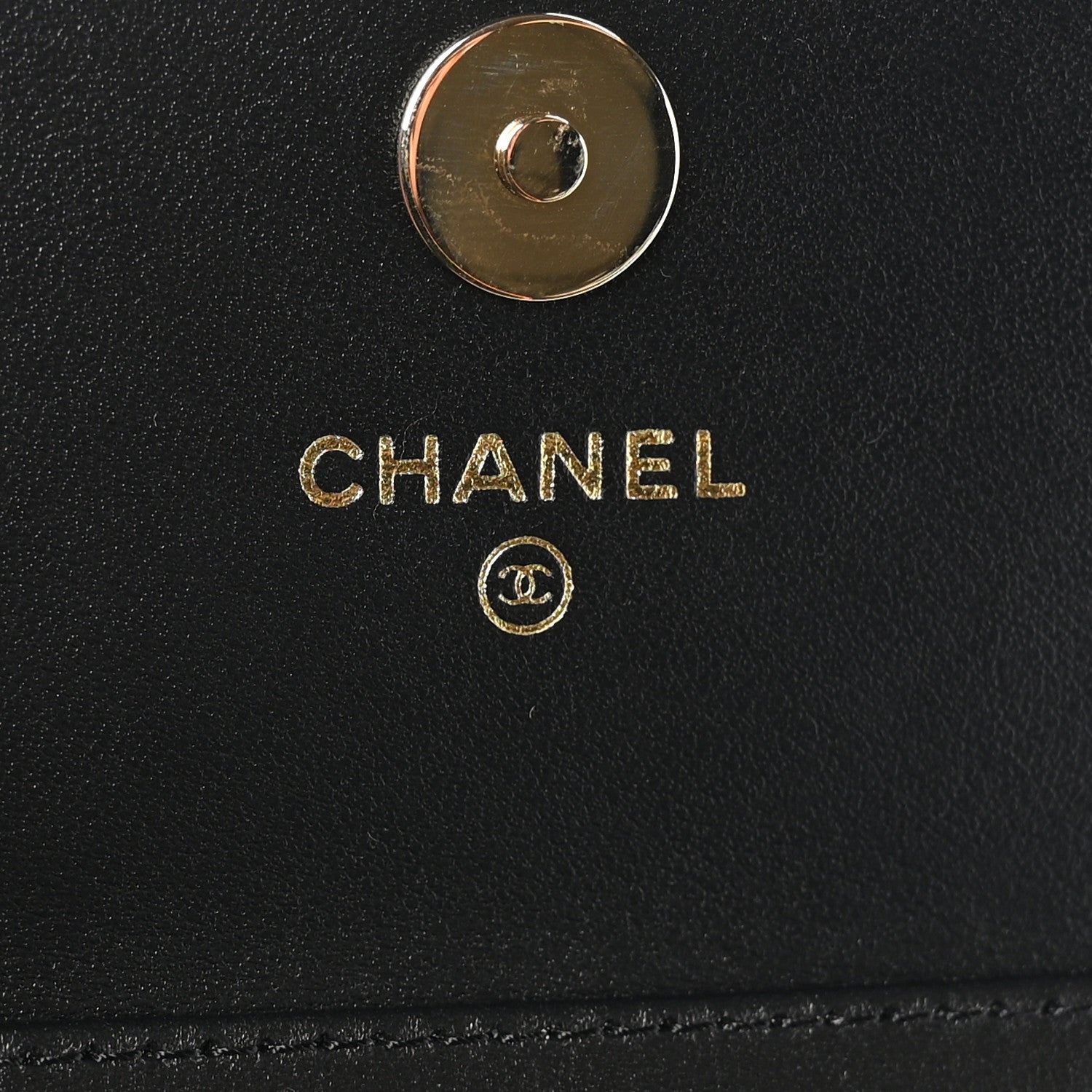 Chanel Shiny Lambskin Quilted Small Clutch With Chain Black 6 of 12