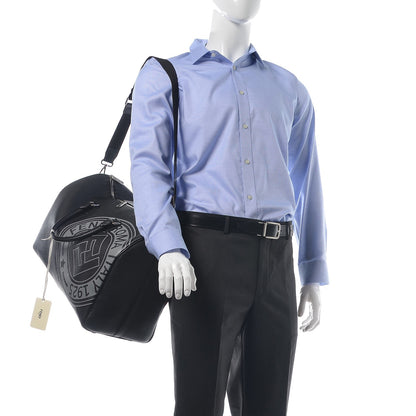 Fendi Cuoio Romano Selleria Fendi Stamp Patch Holdall Bag Black Grigio 2 of 7
