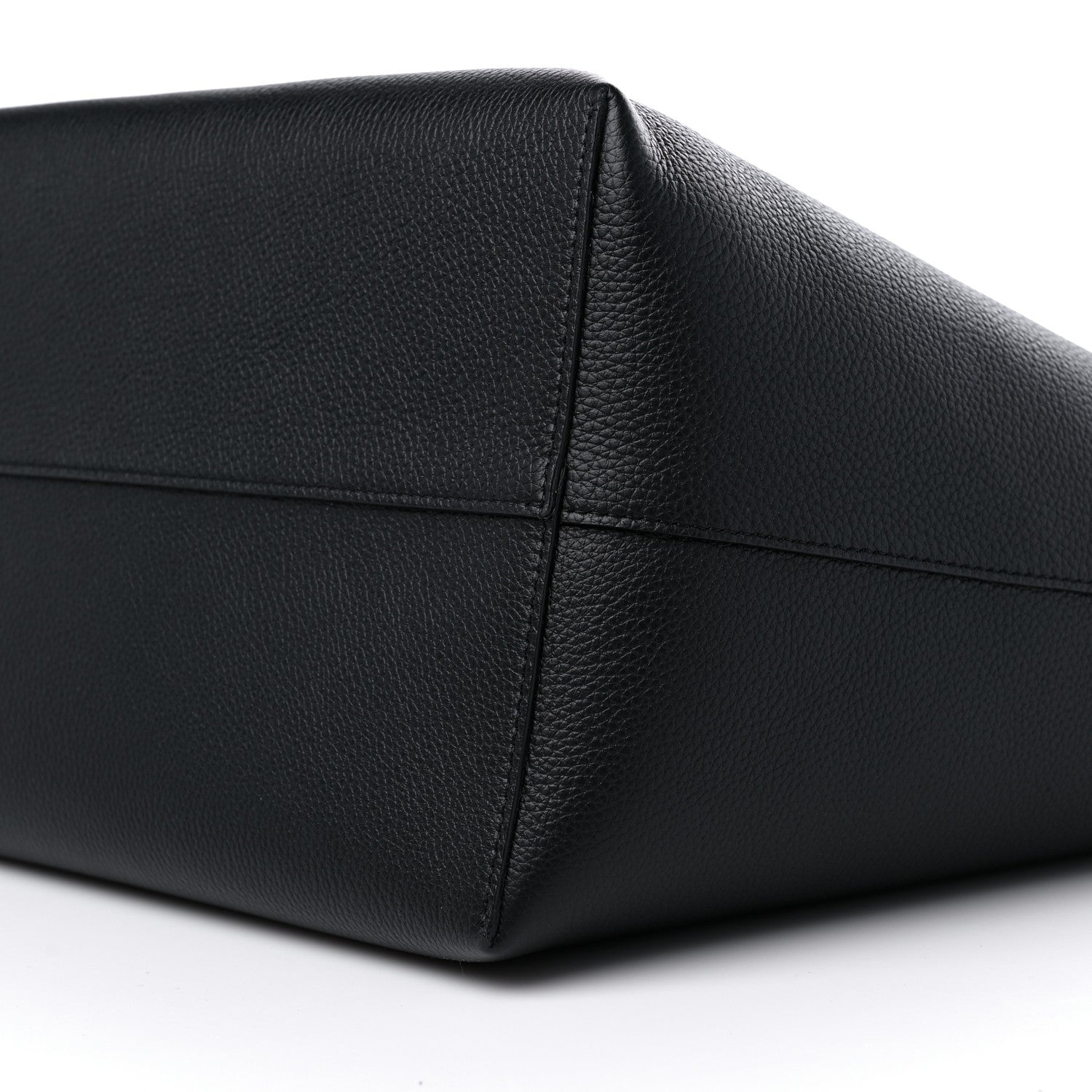 Alexander McQueen Grained Calfskin Skull Open Shopper Tote Black 9 of 9